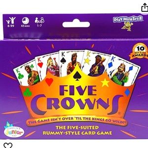 Five Crowns rummy style card game NWT